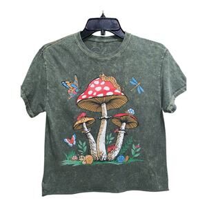 Vintage Look The Mushroom Shirt Small Retro Hip